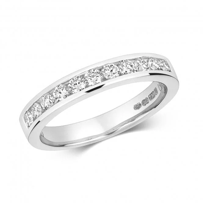 Magnetic Fashion Rings in Stainless Steel with a Modern, Interlocking DesignDiamond Jewellery 18K White Gold 11-Stone Channel Set Eternity Ring RDQ147W