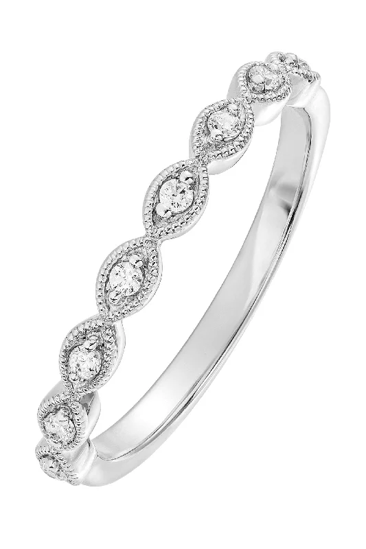 Magnetic Fashion Rings in Stainless Steel with a Modern, Interlocking Design9ct White Gold 0.10ct Diamond Ring