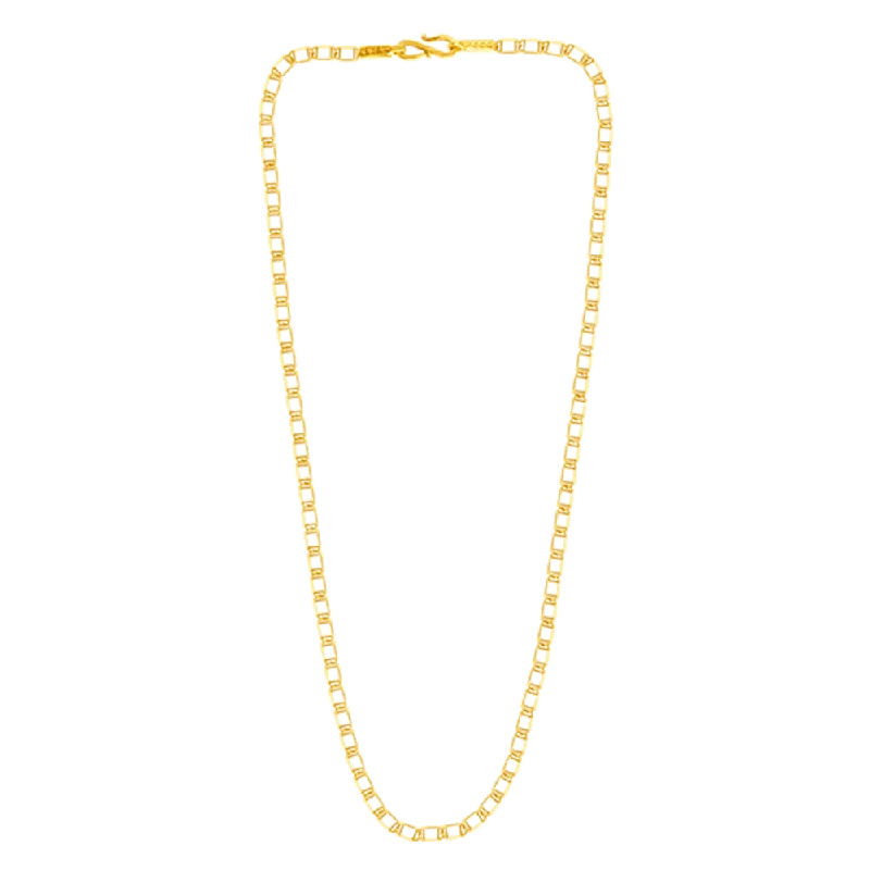 Tennis - Style Women's Diamond Rings with a Continuous Row of Diamonds for a Classic and Versatile Look22KT Yellow Gold Chain For Women