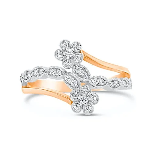 Channel - Set Women's Diamond Rings with Diamonds Securely Held in a Metal Groove for DurabilitySakura Diamond Dress Ring