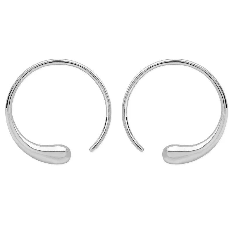 Oval hoop earringsLucy Q Luna Hoop Earrings