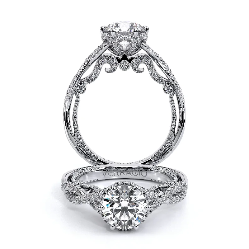 Men's Diamond Engagement Rings with Platinum Band and Halo Setting for a Luxury ProposalINSIGNIA-7091R