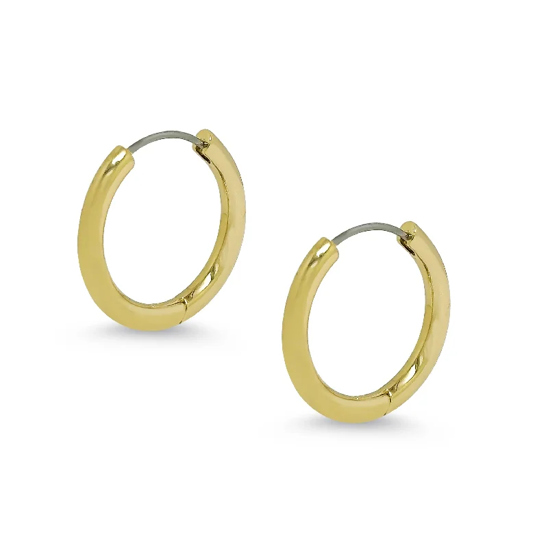 Huggie hoop earringsTubular Hoop Earrings - Large