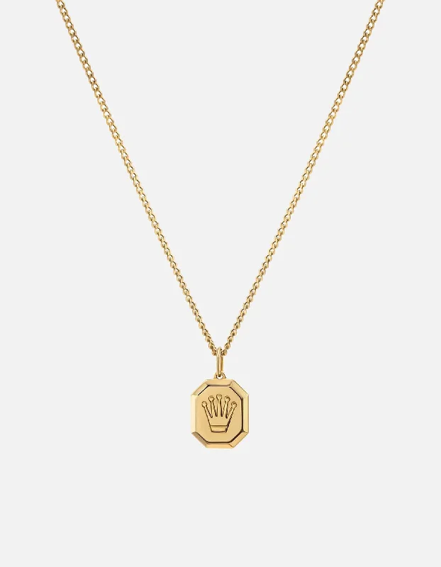 Art Deco - Inspired Women's Rings with Geometric Shapes in 14K GoldEmpire Nyle Necklace, Gold Vermeil