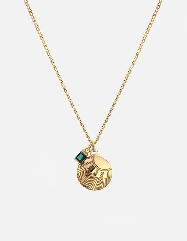 Floral - Patterned Women's Rings in 18K Yellow Gold for a Feminine LookMeridian Quartz Necklace, Gold Vermeil