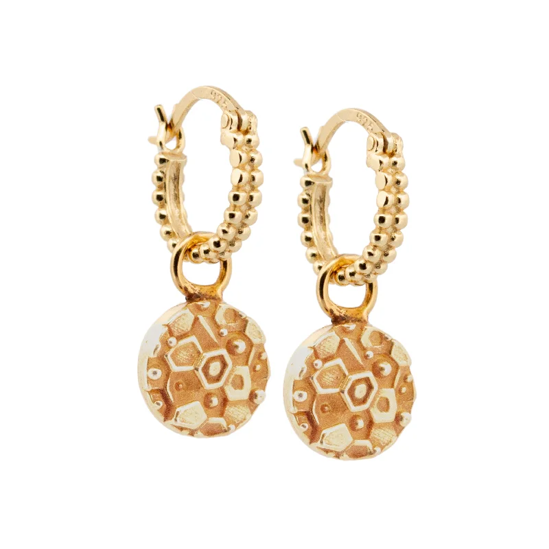 Lightweight hoop earringsDainty London Gold Hemera Hoop Earrings