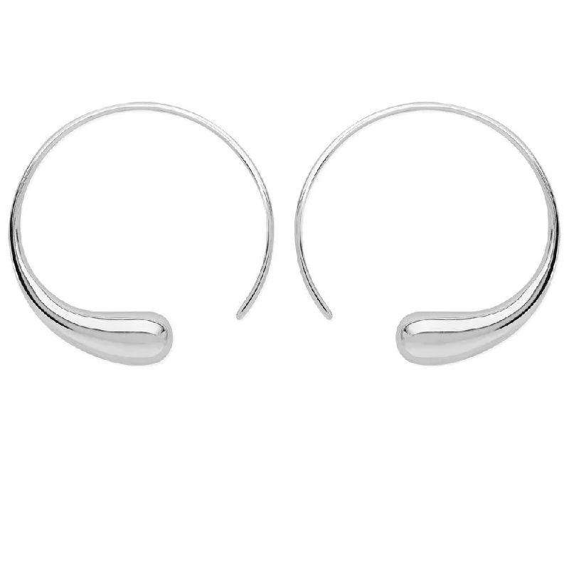 Personalized hoop earringsLucy Q Large Luna Hoop Earrings