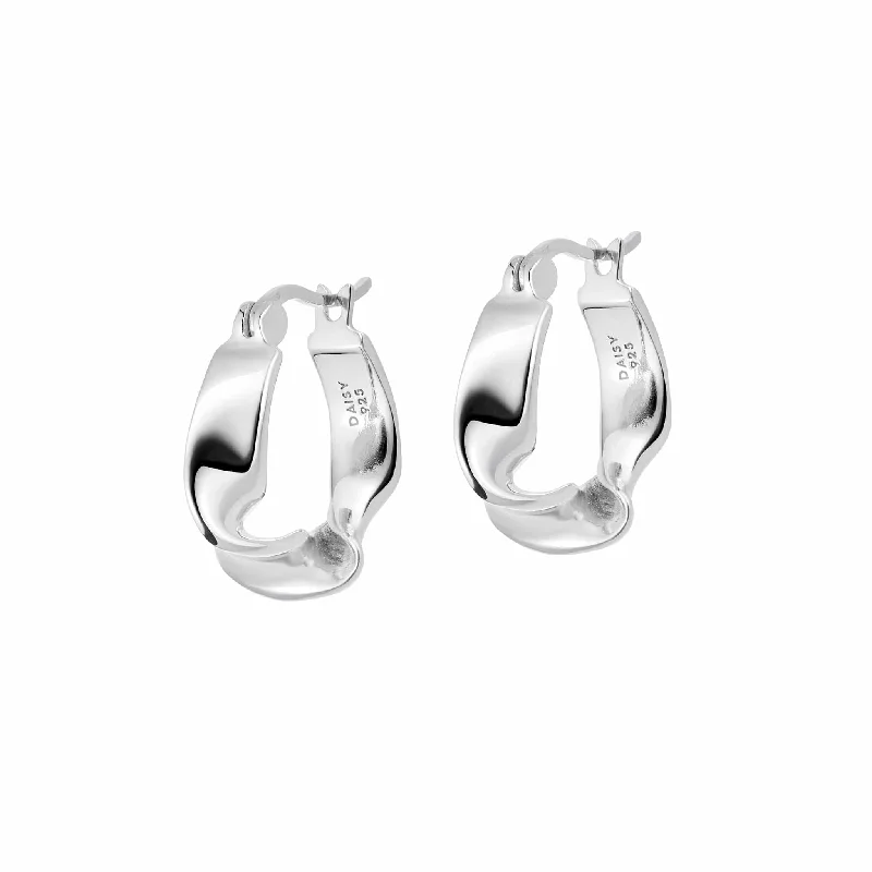 Statement hoop earringsEstée Lalonde Flow Hoop Earrings Sterling Silver