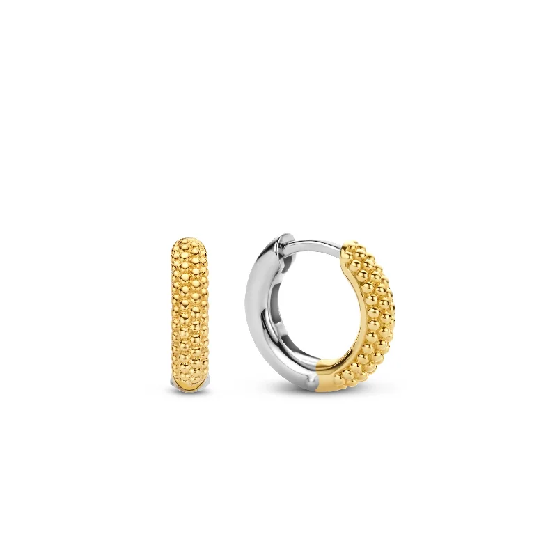 Small hoop earringsTi Sento 18ct Gold Vermeil Silver Hoop Earrings