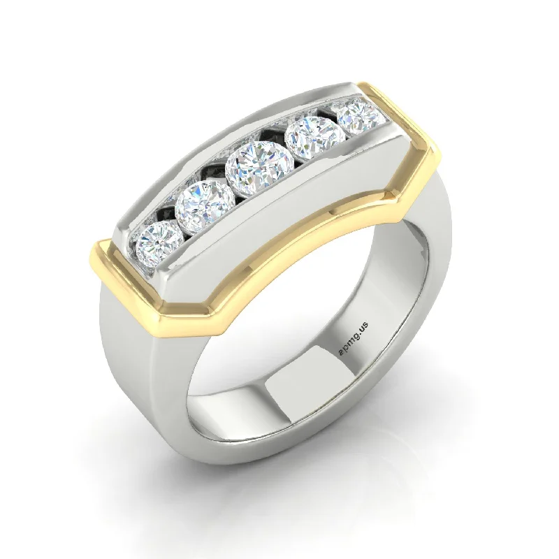 Cluster - Style Women's Diamond Rings with Multiple Small Diamonds Arranged in a Stunning PatternMen's 1.20ctw Diamond Ring