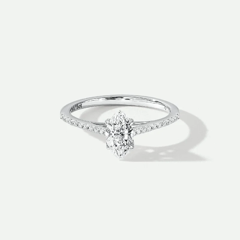 Chunky Fashion Rings in Copper with Geometric Patterns for a Bold AccessoryEmily | 9ct White Gold 0.75ct tw Marquise Lab Grown Diamond Ring