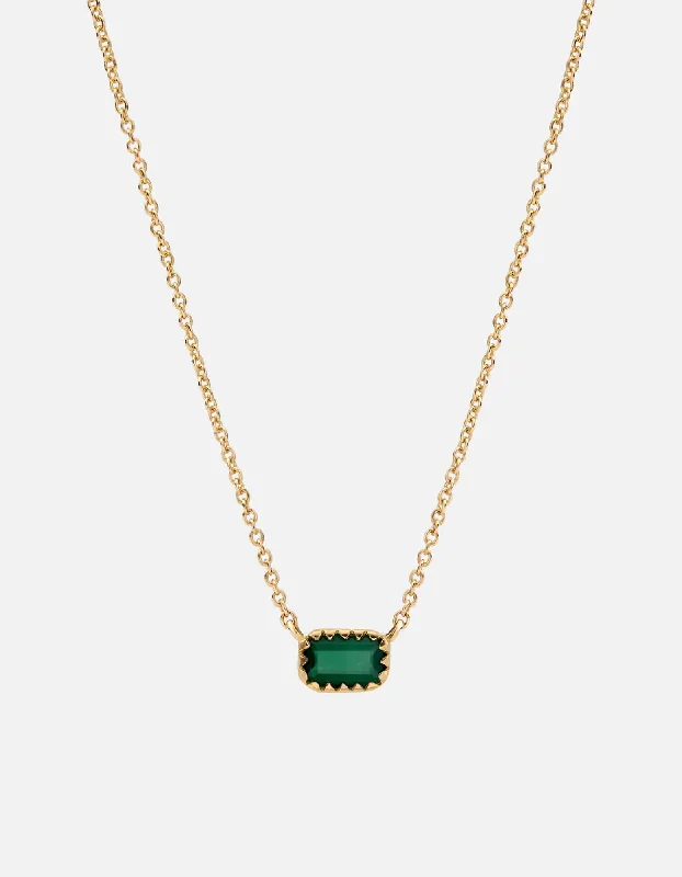 Art Deco - Inspired Women's Rings with Geometric Shapes in 14K GoldInari Chalcedony Necklace, 14k Gold