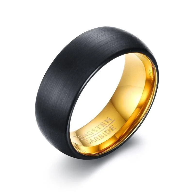 Interlocking Band Women's Rings in White Gold for a Modern DesignCycolinks Tungsten Carbide Matt Ring