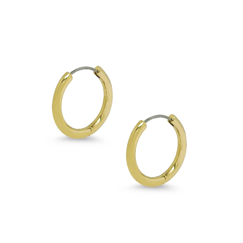 Chunky hoop earringsTubular Hoop Earrings - Medium