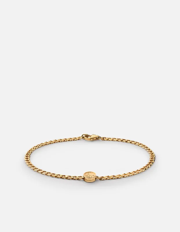 Minimalist Women's Rings with a Single Pearl in 14K Gold - Plated BandsMeridian Chain Bracelet, Gold Vermeil