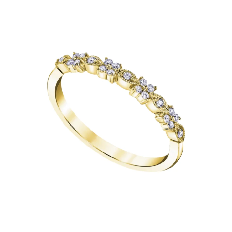 Tennis - Style Women's Rings with a Row of Round Diamonds in PlatinumThe BONNIE Wedding Ring