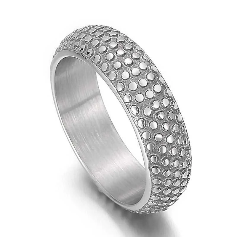 Diamond - Encrusted Women's Rings for Special Occasions in 18K GoldCycolinks Titanium Steel Motocross Tire Ring