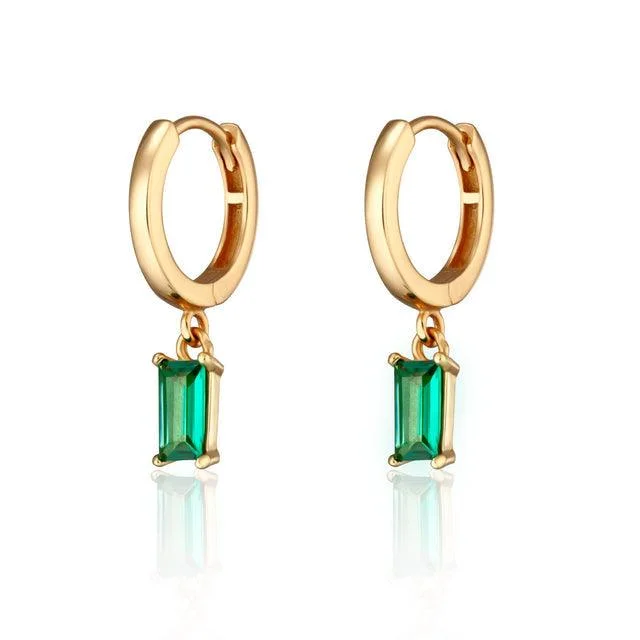 Gold hoop earringsScream Pretty 18ct Gold Vermeil Charm Hoop Earrings