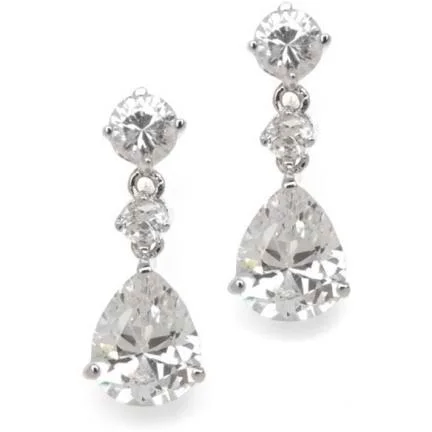 Animal - print drop earrings for a bold and trendy statementCaitlyn Cubic Zirconia Earrings