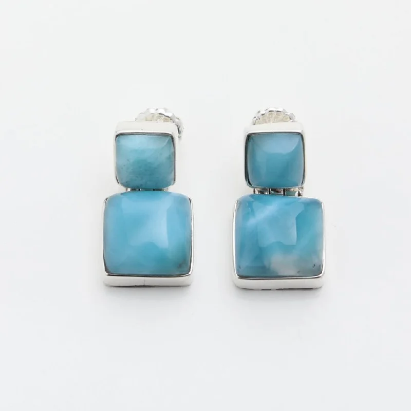 Stackable drop earrings for a unique and personalized styleLarimar Earrings Sonia