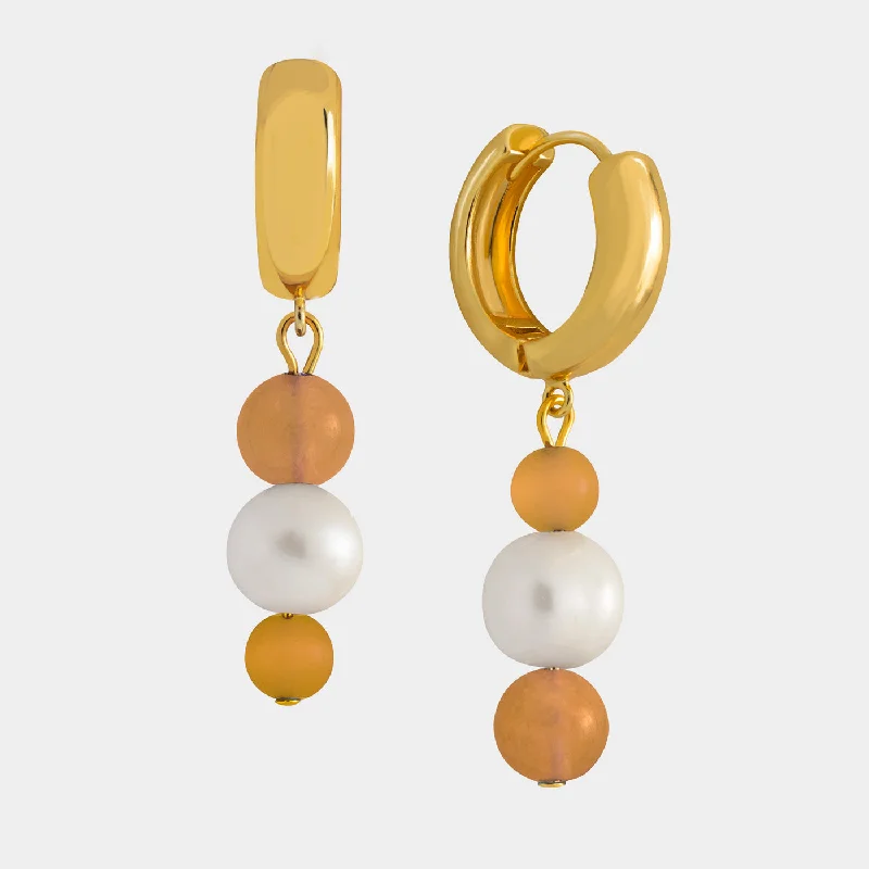 Sparkly drop earrings with a high - shine finishGee Earrings