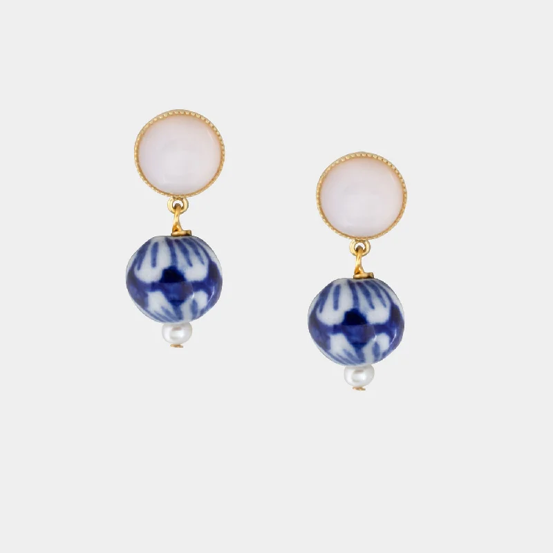 Animal - print drop earrings for a bold and trendy statementGracy Opal EARRINGS