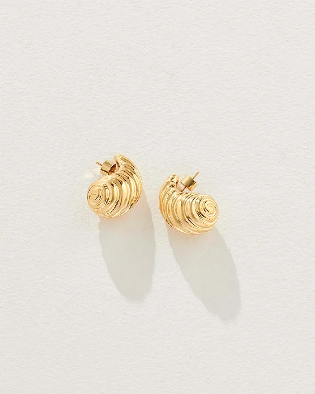 Sparkly drop earrings with a high - shine finishNori Earrings in Gold