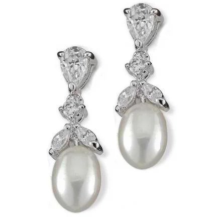 Ethnic - inspired drop earrings with cultural motifsFelina Cubic Zirconia Earrings