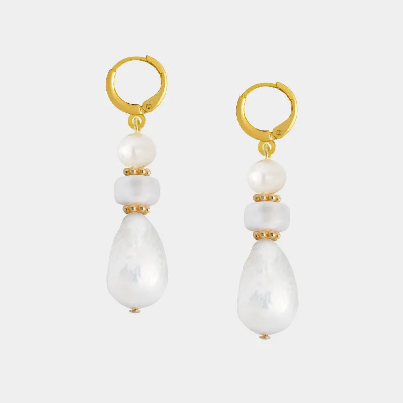 Statement - making drop earrings for special occasionsAarti Pearl Earrings