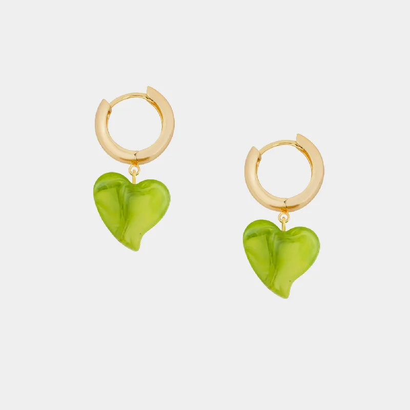 Leaf - shaped drop earrings for a nature - inspired aestheticGaya Earrings