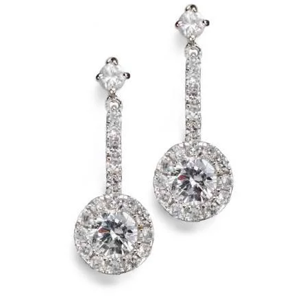 Custom - designed drop earrings to match your styleTiffany Cubic Zirconia Earrings