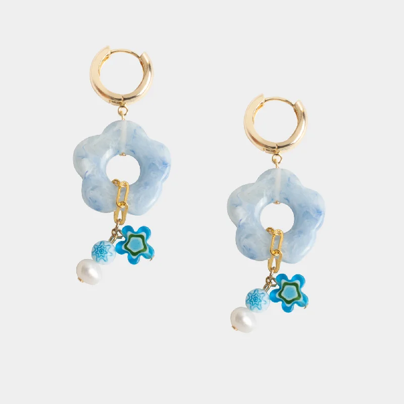 Geometric - shaped drop earrings with a contemporary designRachel Floral Earrings