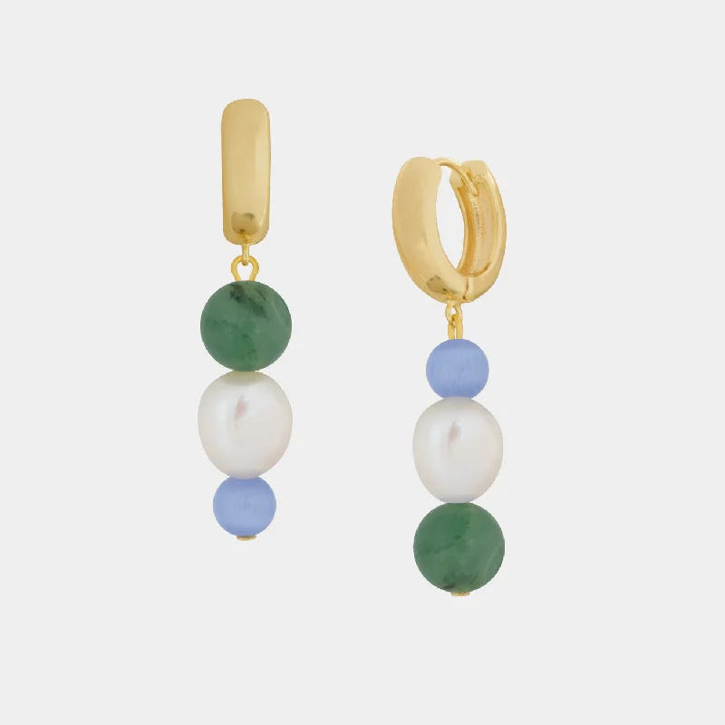 Emerald drop earrings for a luxurious and natural lookGee Earrings