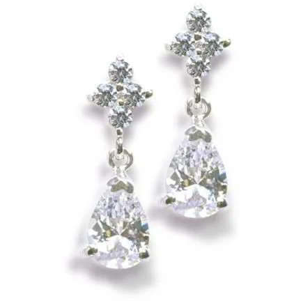 Tassel - decorated drop earrings for a stylish and playful touchDominique Cubic Zirconia Earrings