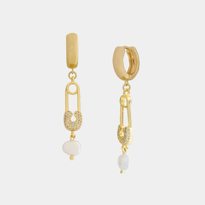 Victorian - era drop earrings with intricate detailsFerme Pearl Earrings