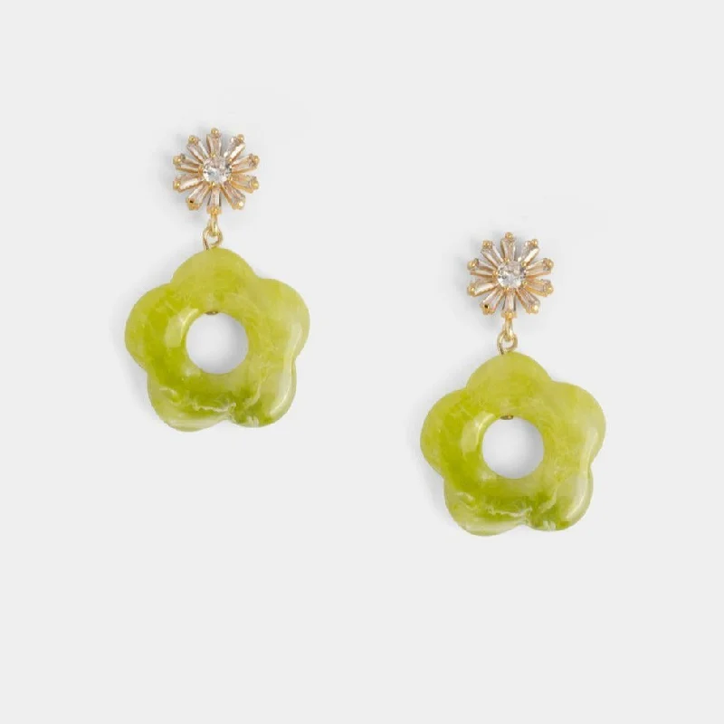 Statement - making drop earrings for special occasionsBethany Floral Earrings