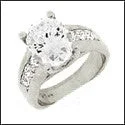 Adjustable Engagement Rings with a Flexible Band and a Princess - Cut Center DiamondEngagement 4 Ct Oval Center Channel Princess Cubic Zirconia Cz Ring