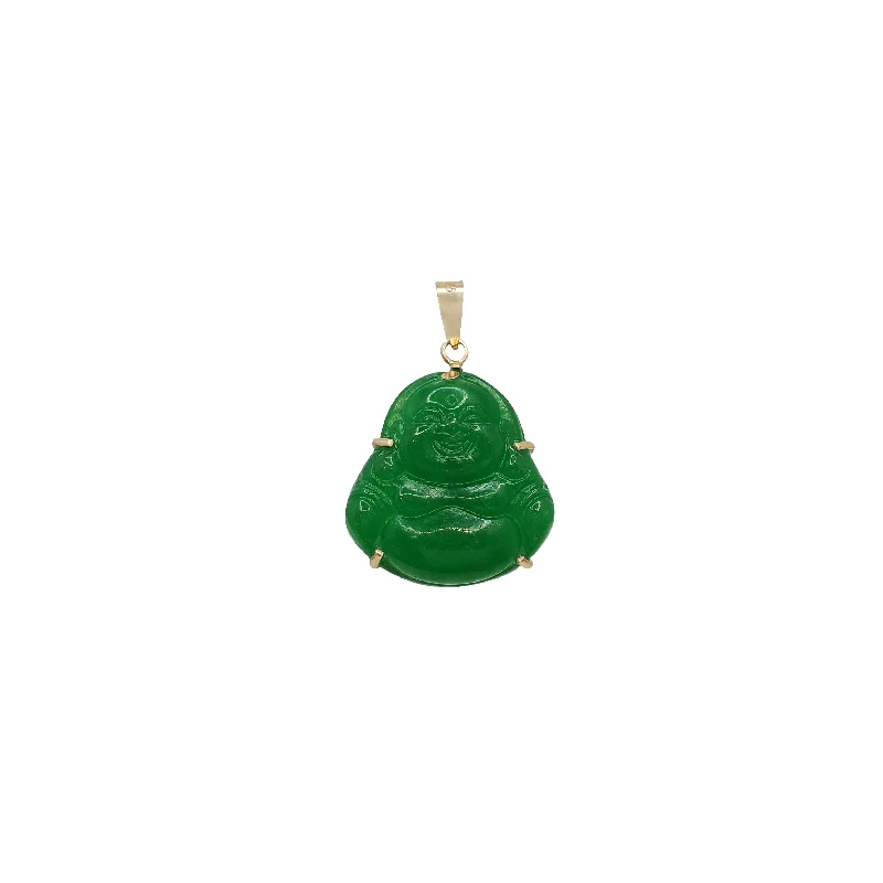 Magnetic - Locking Pendant with Hidden Compartment for Secret MessagesBuddha Jade Pendant (14K)