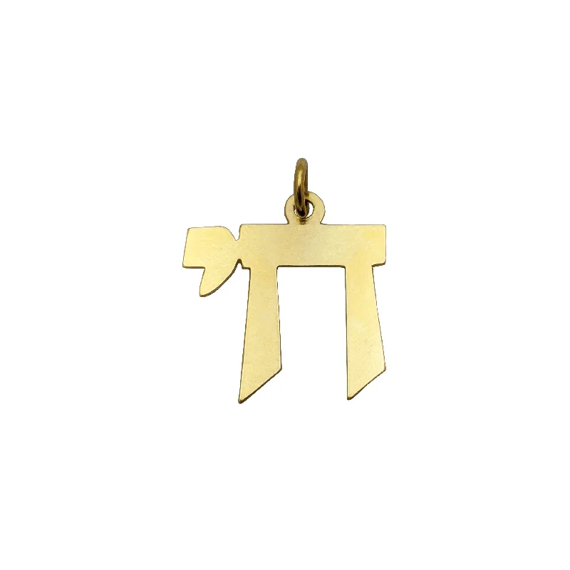 Water - Resistant Stainless Steel Diving - Themed Pendant for DiversGeometric Chai Pendant (14K)