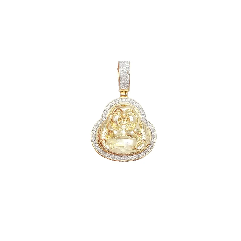 3D - Printed Polymer Clay Animal - Print Pendant for a Fun and Quirky AccessoryDiamond Buddha Pendant (14K)