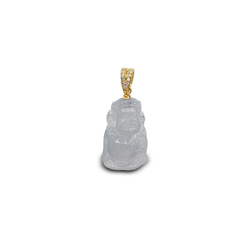 Military - Inspired Dog Tag Pendant with Engraved Service Numbers[财神] Diamond Caishen "'God of Wealth" Jade Pendant (14K)