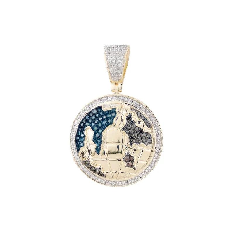 Mother - of - Pearl Inlaid Seahorse Pendant for Beach LoversGlobe Pendant