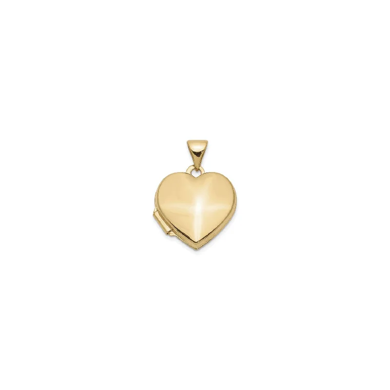 Water - Resistant Stainless Steel Diving - Themed Pendant for DiversGold Heart Locket Pendant (14K)