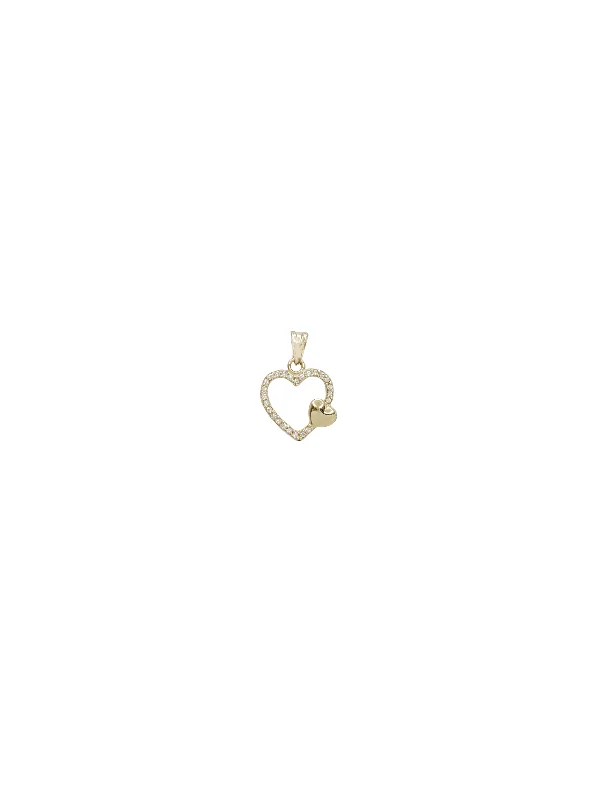 Hypoallergenic Titanium Infinity Symbol Pendant for Sensitive SkinHeart Outline Pendant (14K)