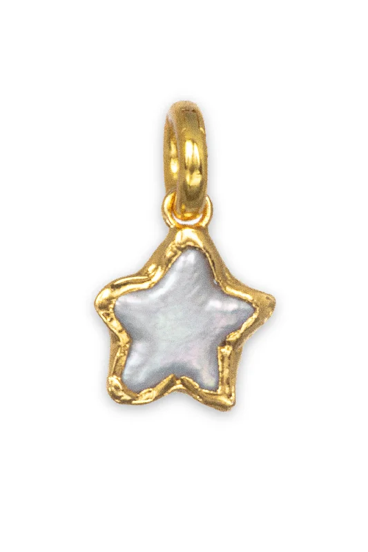 Magnetic - Locking Pendant with Hidden Compartment for Secret MessagesPearl Star Pendant