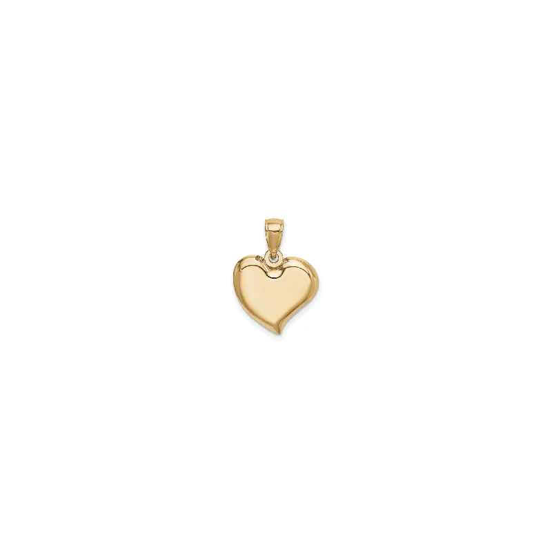 Magnetic - Locking Pendant with Hidden Compartment for Secret MessagesTeardrop Heart Pendant (14K)