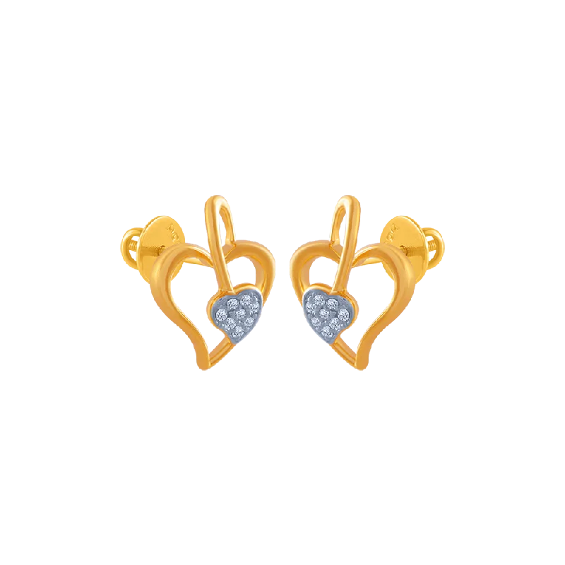 Glow - in - the - Dark Star Stud Earrings for a Mysterious and Night - Time - Friendly Accessory14k (585) Yellow Gold And Diamond Stud Earrings For Women